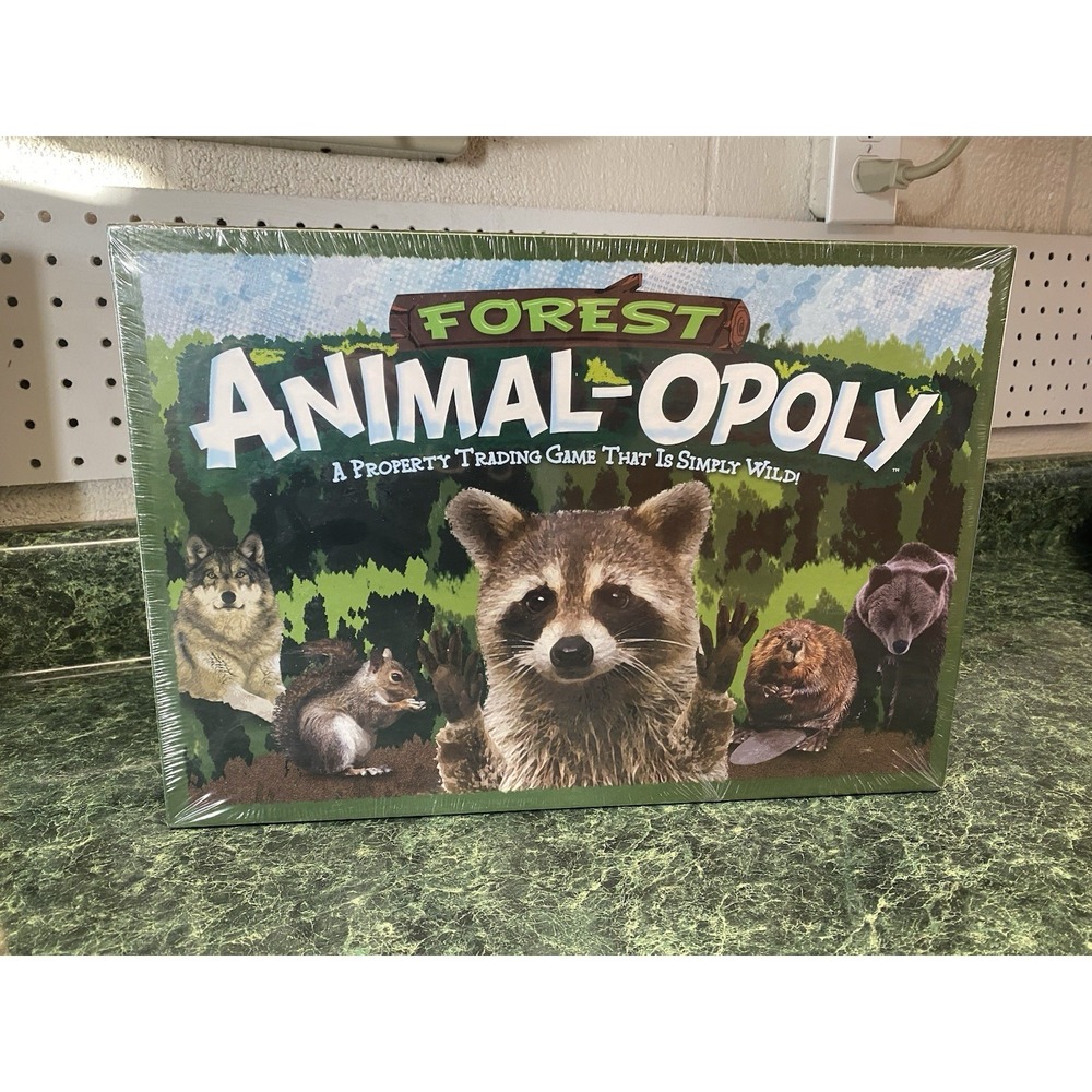 Forest Animal-Opoly Simply Wild Property Trading Board Game Monopoly, NEW